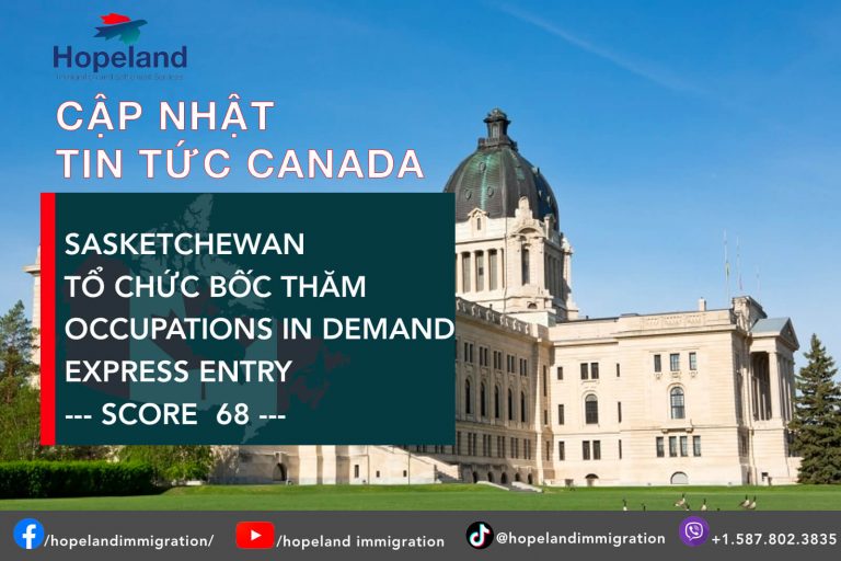 Diện Occupation in-demand và Express Entry của Saskatchewan